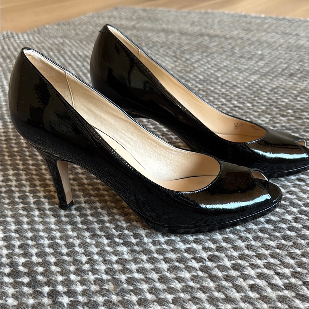 Cole Haan Black Patent Leather Heels